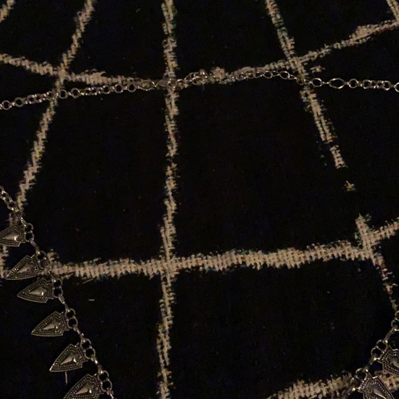 SOLD-DO NOT BUY Silver arrow chain necklace - Picture 2 of 2